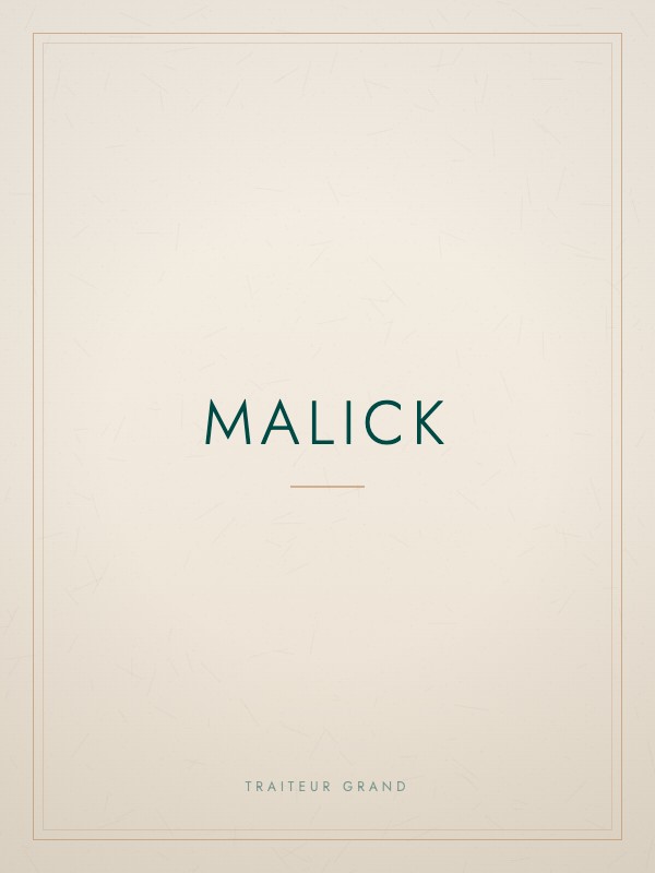 Malick, equipe Traiteur Grand