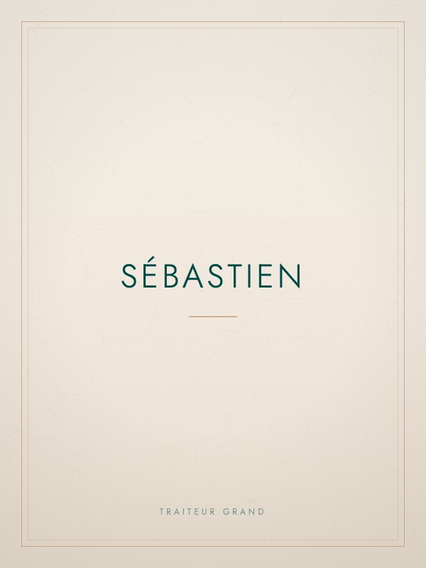 Sébastien, equipe Traiteur Grand